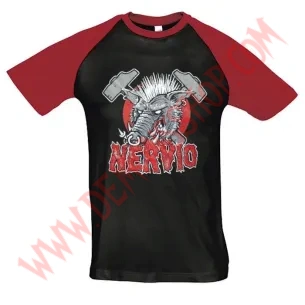 Camiseta Raglan MC Nervio (Roja)