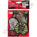Parches iron maiden (pack 3ud.)