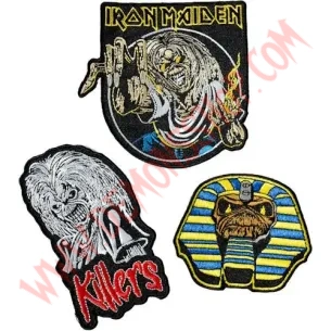 Parches iron maiden (pack 3ud.) 2