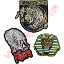Parches iron maiden (pack 3ud.)