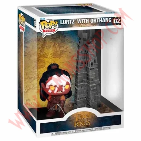 Funko Town El Señor de los Anillos Lurtz with Orthanc