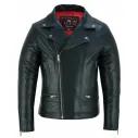 Chaqueta de Cuero Cruzada 988