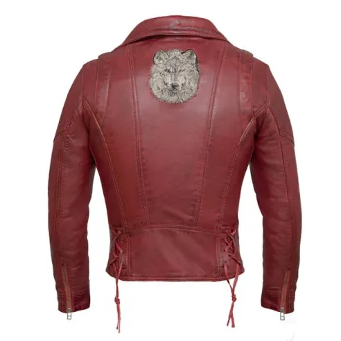 Chaqueta Mujer de Cuero Refuerzos - Chaquetas Chica - Alex Original