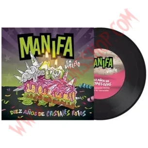 Vinilo Single Manifa - Diez años de Cristales Rotos