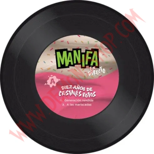 Vinilo Single Manifa - Diez años de Cristales Rotos