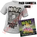 Pack Camiseta Chico + Single Manifa - Diez años de Cristales Rotos