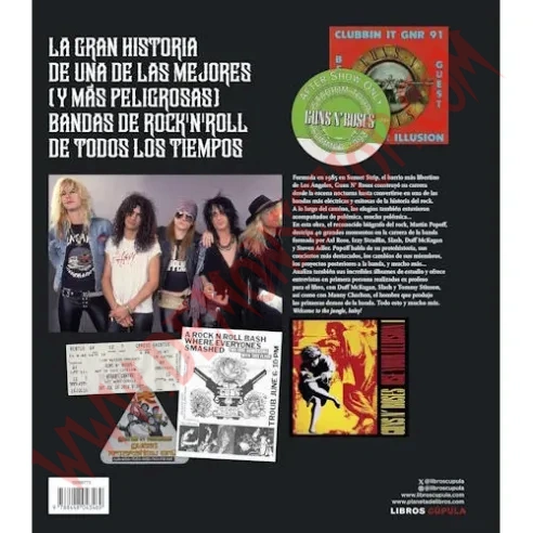 Libro Guns N' Roses. 40 aniversario