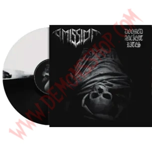 Vinilo LP Omission - Doomed Ancient Rites (Marble Blanco y negro)