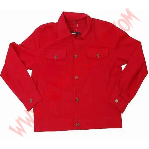 Chaqueta Vaquera Roja