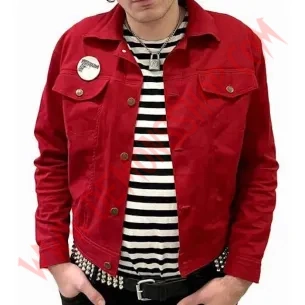 Chaqueta Vaquera Roja