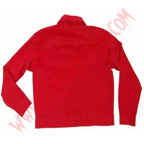 Chaqueta Vaquera Roja