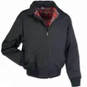 Chaqueta Harrington Negra