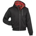 Chaqueta Harrington Negra con gorro