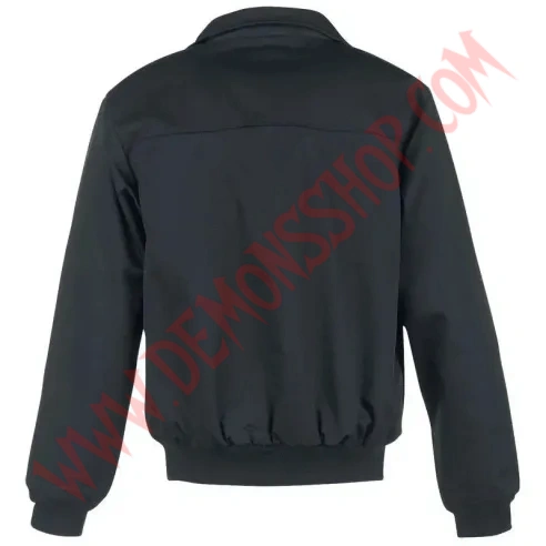 Chaqueta Harrington Negra con gorro