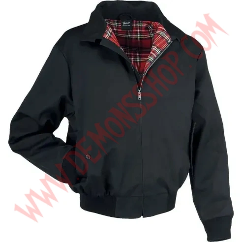 Chaqueta Harrington Negra con gorro