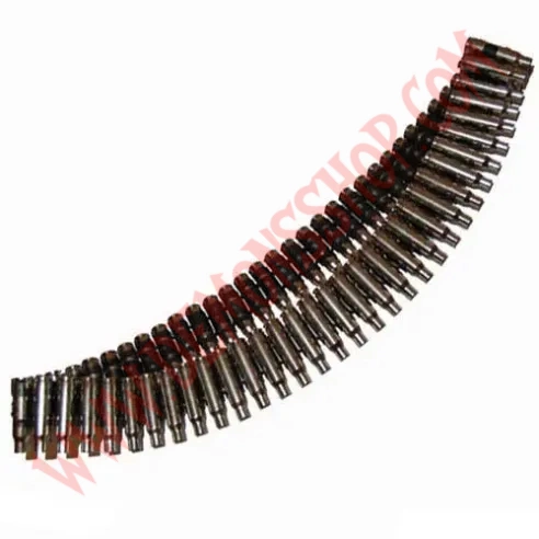 Cinturon de Balas sin punta plateado