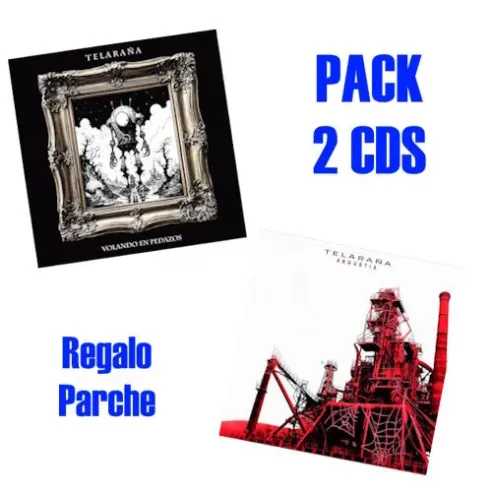 PACK CD Telaraña - Volando en pedazos + Angustia