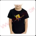 Camiseta Niño Bob Esponja Heavy Metal