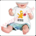 Camiseta Bebe Blanca MC Hommer Nevermind
