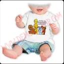 Camiseta Bebe Blanca MC Star Wars