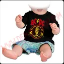 Camiseta Bebe Negra MC Ac Dc