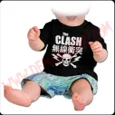 Camiseta Bebe Negra MC The Clash