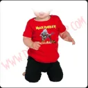 Camiseta Bebe Roja MC Iron Maiden